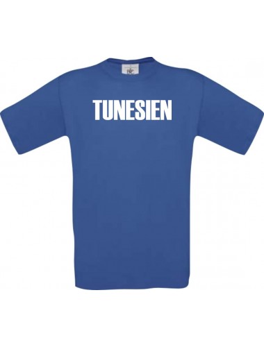 Kinder T-Shirt Fußball Ländershirt Tunesien, royal, 104