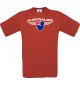Man T-Shirt Australien, Land, Länder, rot, L