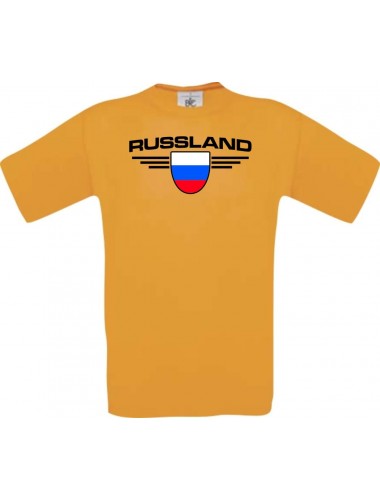Man T-Shirt Russland, Land, Länder
