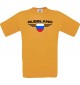 Kinder-Shirt Russland, Land, Länder, orange, 104
