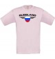 Kinder-Shirt Russland, Land, Länder, rosa, 104