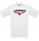 Kinder-Shirt Japan, Land, Länder, weiss, 104