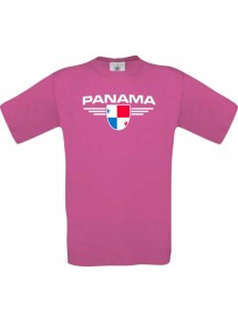 Kinder-Shirt Panama, Land, Länder, pink, 104