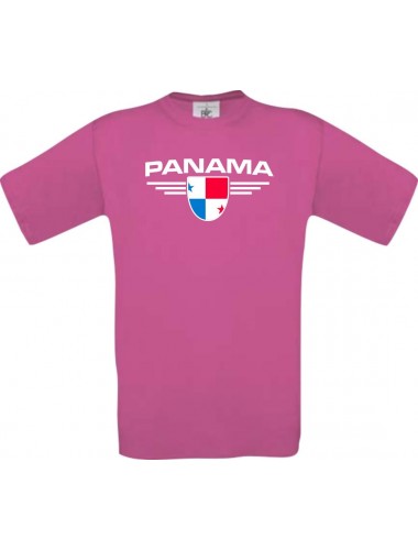 Kinder-Shirt Panama, Land, Länder, pink, 104