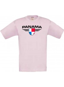 Kinder-Shirt Panama, Land, Länder, rosa, 104