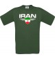 Kinder-Shirt Iran, Land, Länder, dunkelgruen, 104