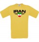 Kinder-Shirt Iran, Land, Länder, gelb, 104
