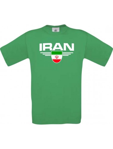 Kinder-Shirt Iran, Land, Länder, kellygreen, 104