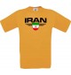 Kinder-Shirt Iran, Land, Länder, orange, 104
