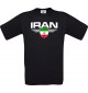 Kinder-Shirt Iran, Land, Länder, schwarz, 104