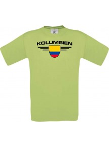 Man T-Shirt Kolumbien, Land, Länder