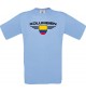 Kinder-Shirt Kolumbien, Land, Länder, hellblau, 104