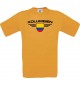 Kinder-Shirt Kolumbien, Land, Länder, orange, 104