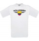 Kinder-Shirt Kolumbien, Land, Länder, weiss, 104