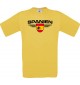 Kinder-Shirt Spanien, Land, Länder, gelb, 104