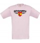 Kinder-Shirt Spanien, Land, Länder, rosa, 104