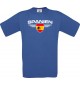 Kinder-Shirt Spanien, Land, Länder, royalblau, 104