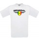 Kinder-Shirt Senegal, Land, Länder, weiss, 104