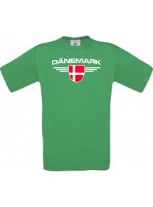 Man T-Shirt Dänemark, Land, Länder
