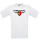 Kinder-Shirt Portugal, Land, Länder, weiss, 104