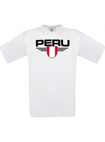 Man T-Shirt Peru, Land, Länder