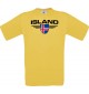 Kinder-Shirt Island, Land, Länder, gelb, 104