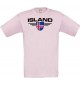 Kinder-Shirt Island, Land, Länder, rosa, 104