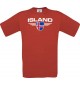 Kinder-Shirt Island, Land, Länder, rot, 104