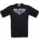 Kinder-Shirt Island, Land, Länder, schwarz, 104