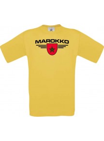 Man T-Shirt Marokko, Land, Länder