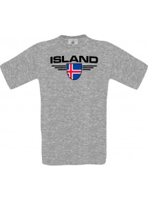 Man T-Shirt Island, Land, Länder