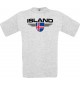 Man T-Shirt Island, Land, Länder, ash, L