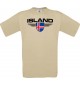 Man T-Shirt Island, Land, Länder, khaki, L
