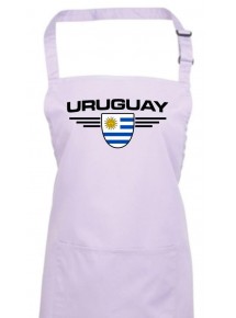 Kochschürze, Uruguay, Wappen, Land, Länder, lilac