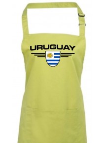 Kochschürze, Uruguay, Wappen, Land, Länder, lime
