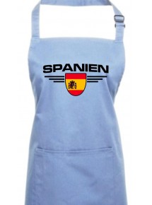 Kochschürze, Spanien, Wappen, Land, Länder, midblue
