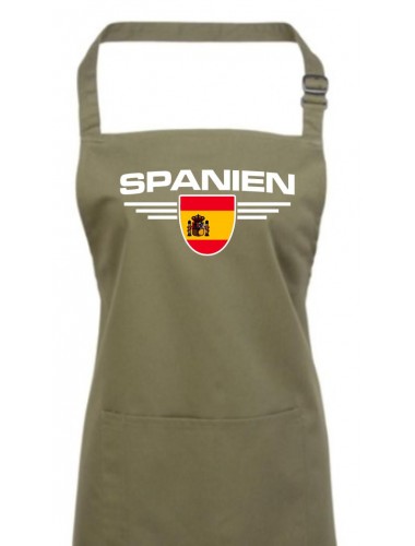 Kochschürze, Spanien, Wappen, Land, Länder, olive