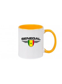 Kaffeepott Senegal, Wappen, Land, Länder