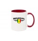 Kaffeepott Senegal, Wappen, Land, Länder, burgundy