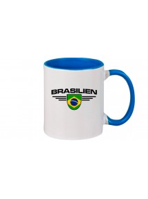 Kaffeepott Brasilien, Wappen, Land, Länder, royal