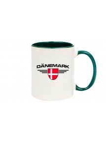 Kaffeepott Dänemark, Wappen, Land, Länder