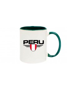 Kaffeepott Peru, Wappen, Land, Länder