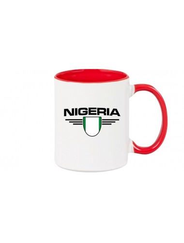 Kaffeepott Nigeria, Wappen, Land, Länder