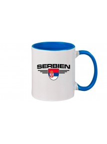 Kaffeepott Serbien, Wappen, Land, Länder, royal