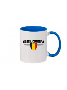Kaffeepott Belgien, Wappen, Land, Länder, royal