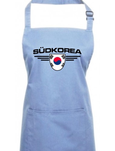 Kochschürze, Südkorea, Wappen, Land, Länder, midblue