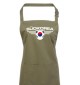 Kochschürze, Südkorea, Wappen, Land, Länder, olive
