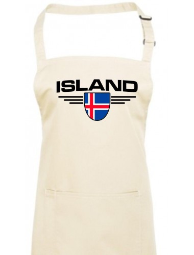 Kochschürze, Island, Wappen, Land, Länder, natur