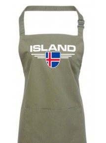 Kochschürze, Island, Wappen, Land, Länder, sage