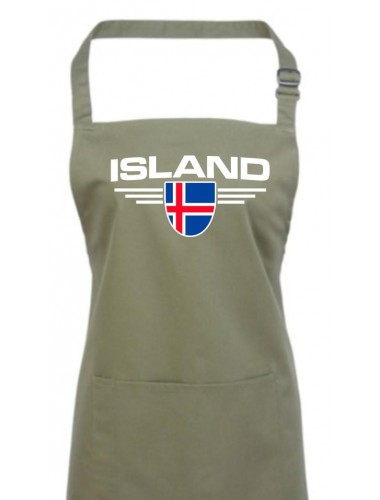 Kochschürze, Island, Wappen, Land, Länder, sage